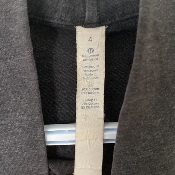 Lululemon Gratitude Grey Wrap Jacket Size 4 - Picture 8 of 10
